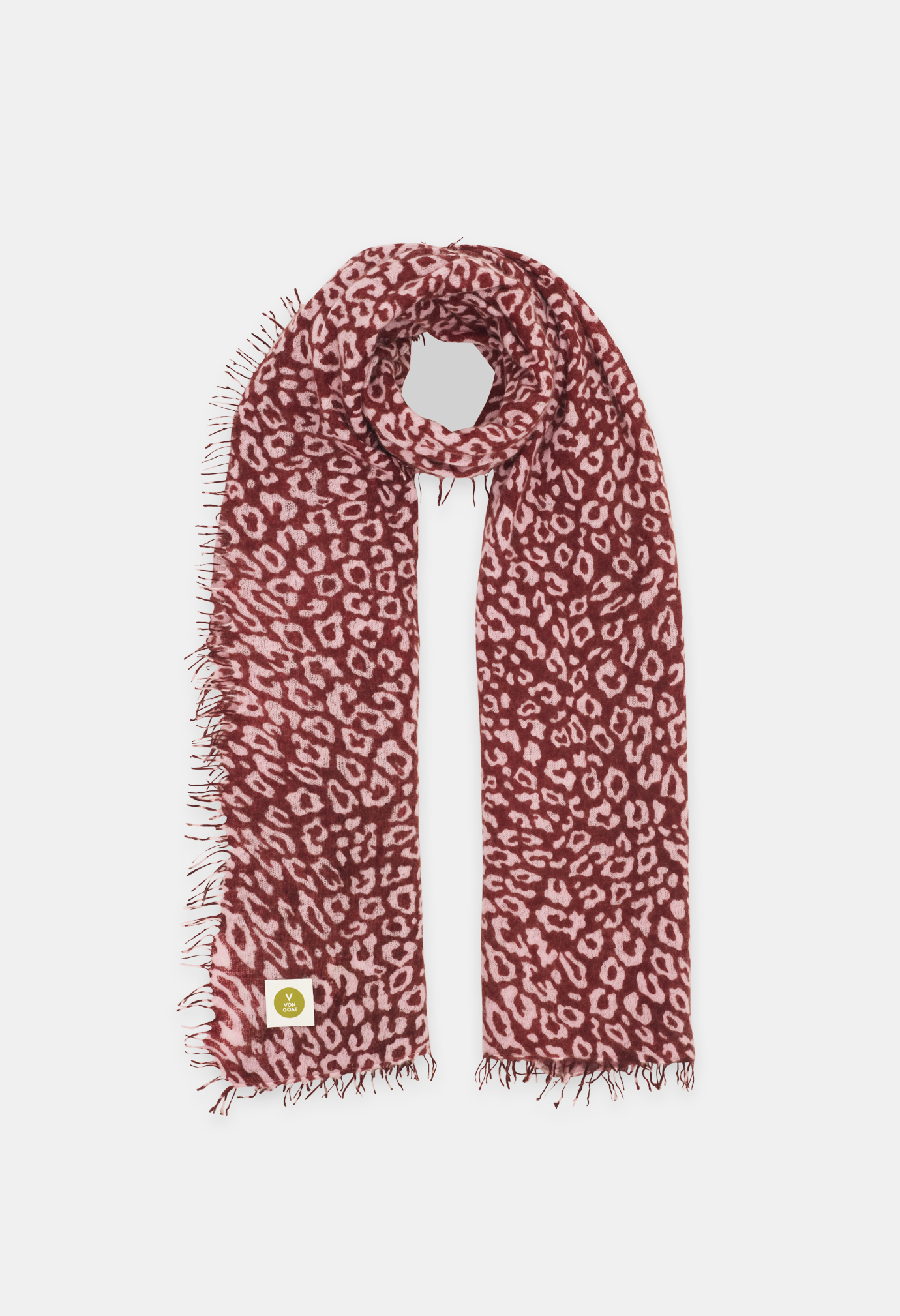 SCARF RUBY RED/BARELY