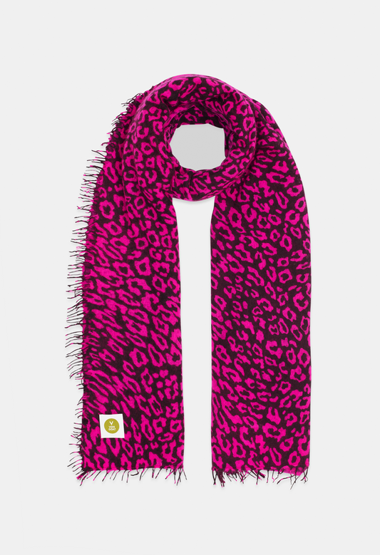 SCARF POON HILL/NEON PINK