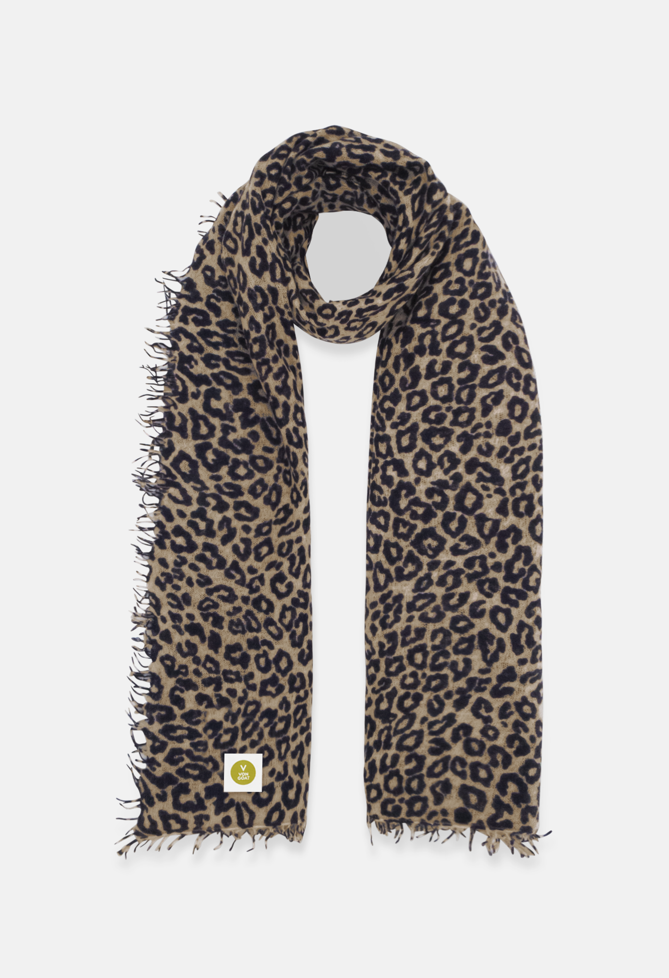 Scarf Latte/Dark Navy