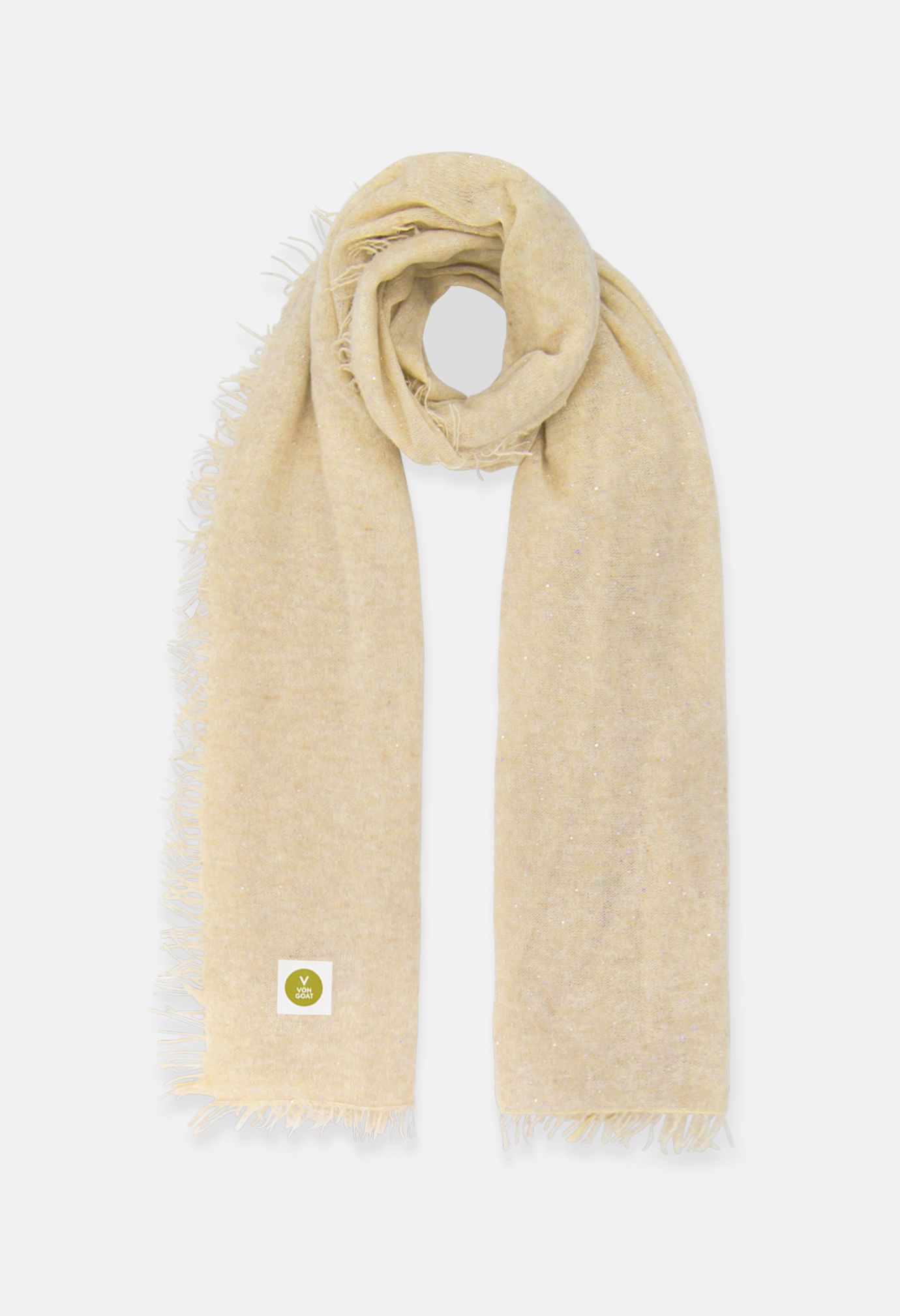 Scarf Mel. Beige Glitter