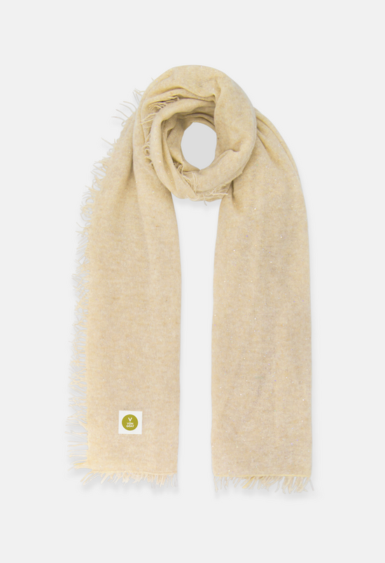 Scarf Mel. Beige Glitter