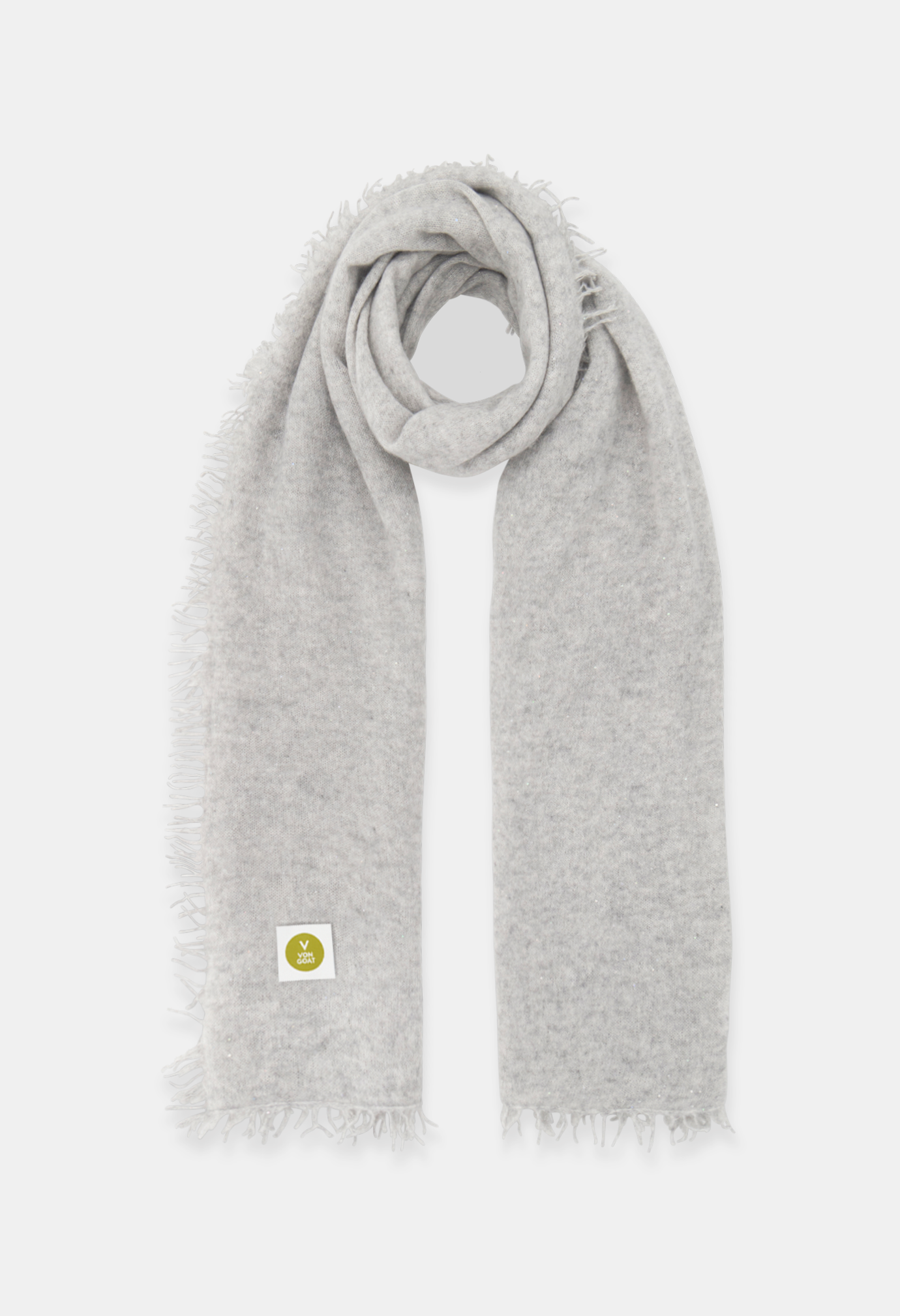SCHAL MEL LIGHT GREY GLITTER