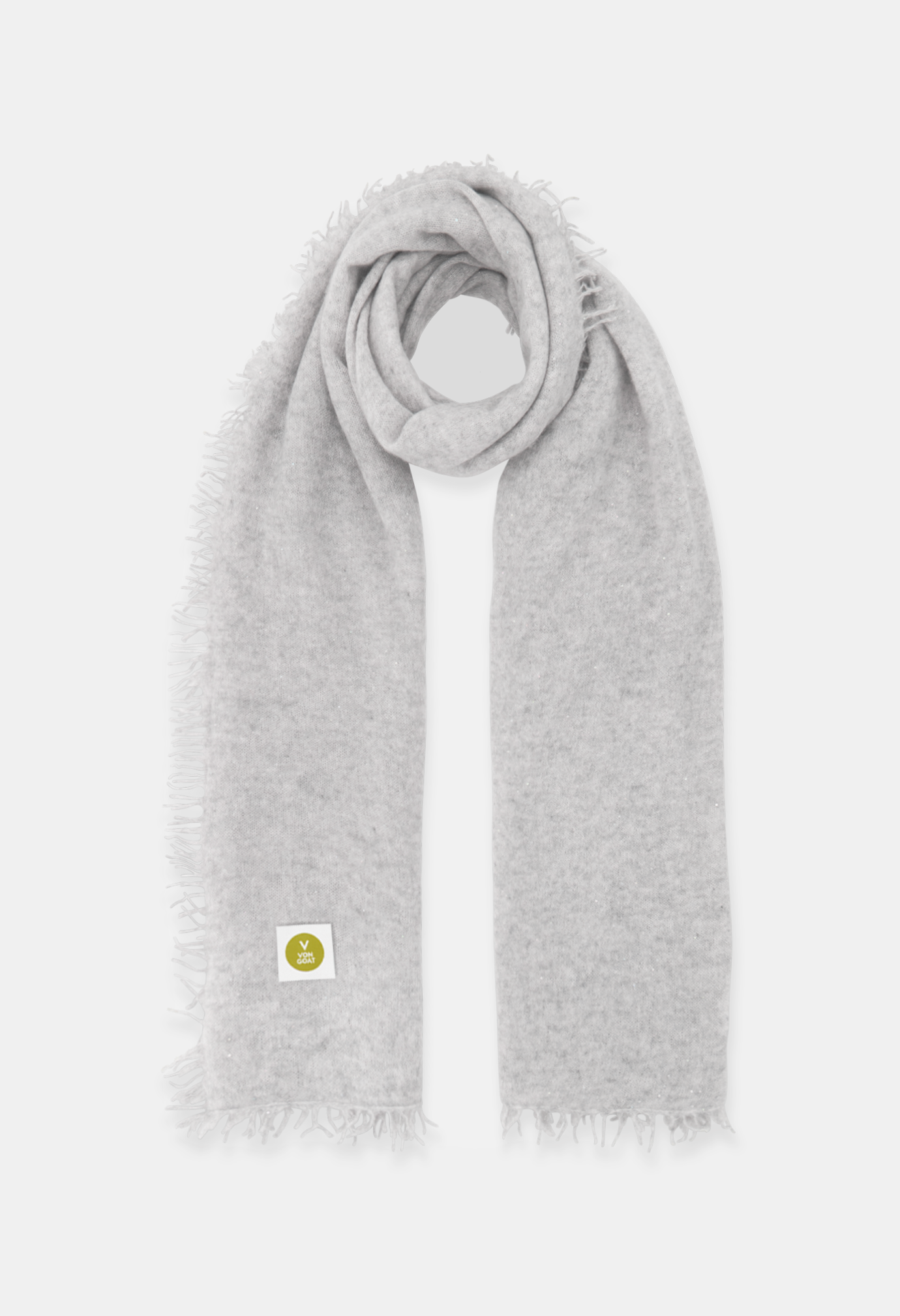 Schal Mel. Light Grey Glitter