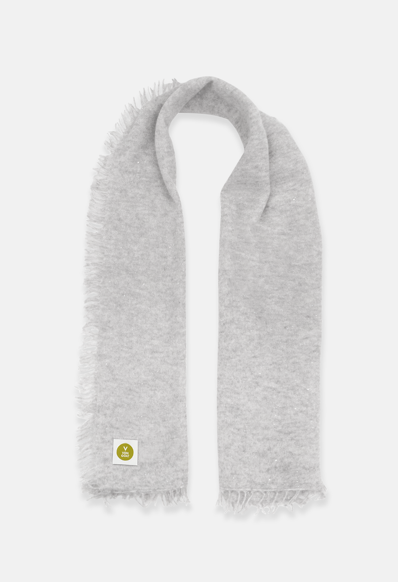 Scarf Mel. Light Grey Glitter Medium