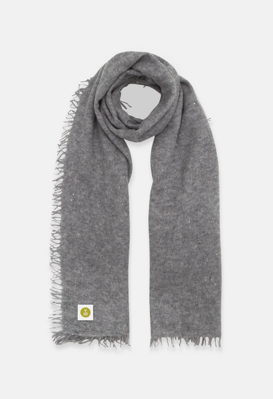 Scarf Mel. Medium Grey Glitter
