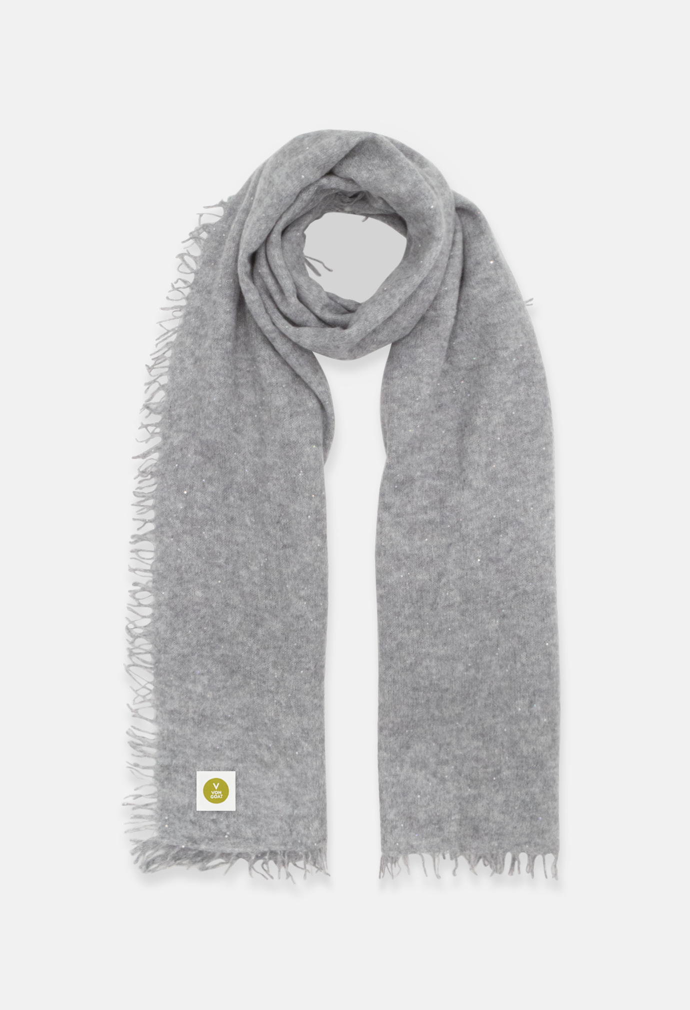 Scarf Mel. Medium Grey Glitter