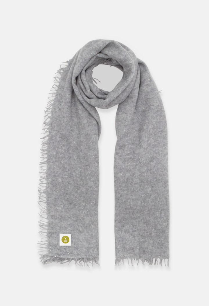 Scarf Mel. Medium Grey Glitter