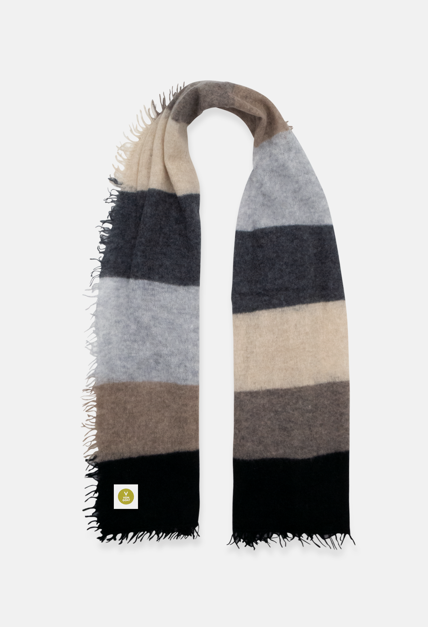 Scarf Mel. Stripe A Medium