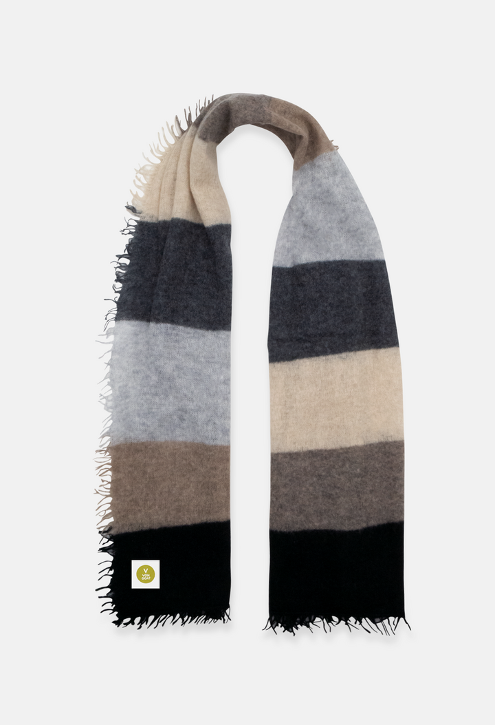 Scarf Mel. Stripe A Medium