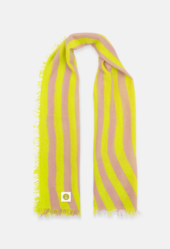 Scarf Neon Yellow/Zephyr Medium