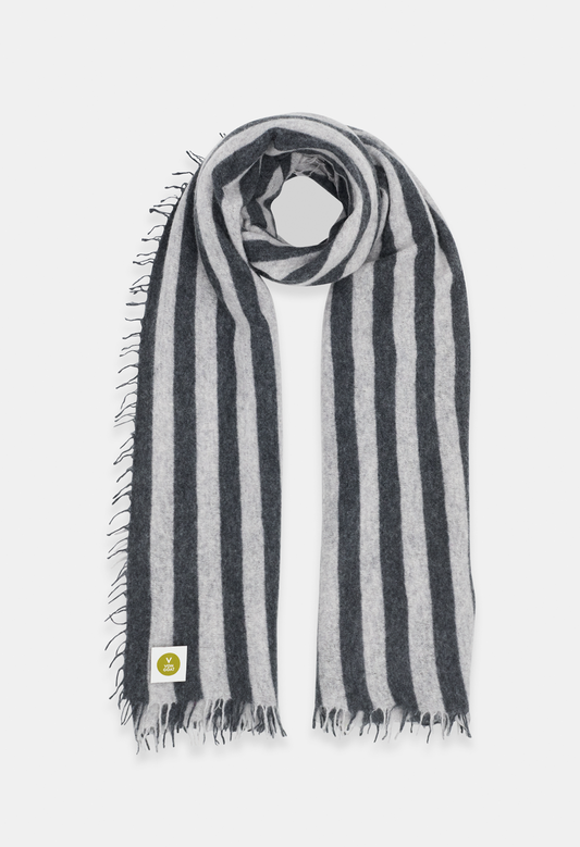 SCARF MELANGE DARK GREY/LIGHT GREY