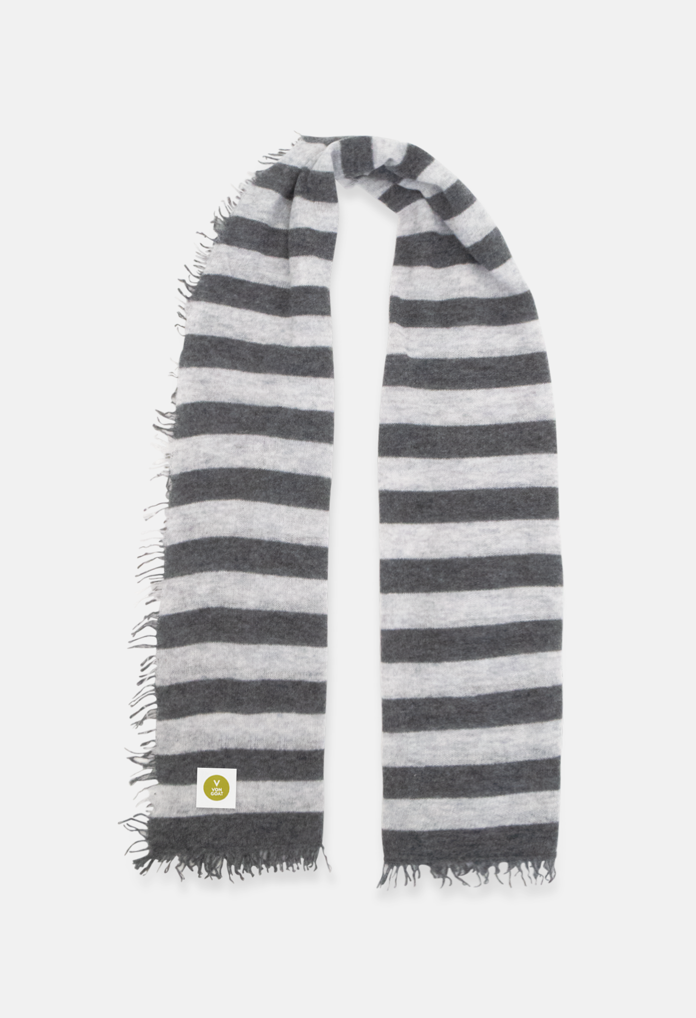 Schal Mel. Dark Grey/Mel. Light Grey Medium