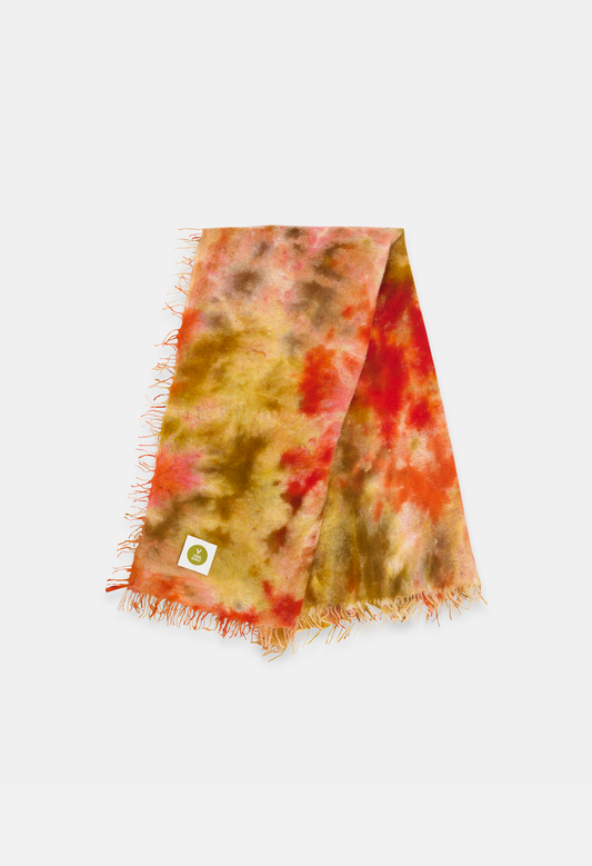 SQUARE SCARF ICE DYE Q