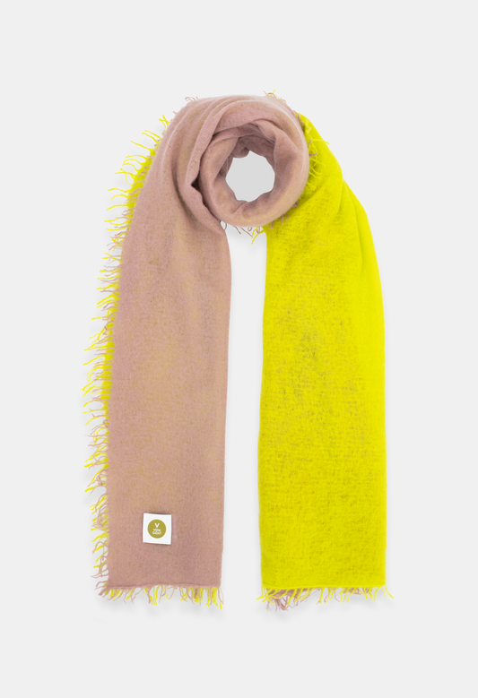 SCARF ICED KOFFY/NEON YELLOW