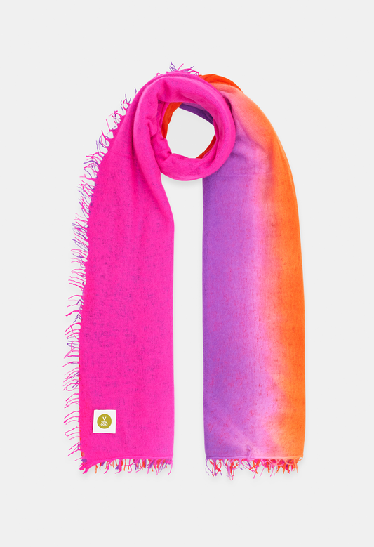 SCARF N. PINK/ORANGE/N. PURPLE