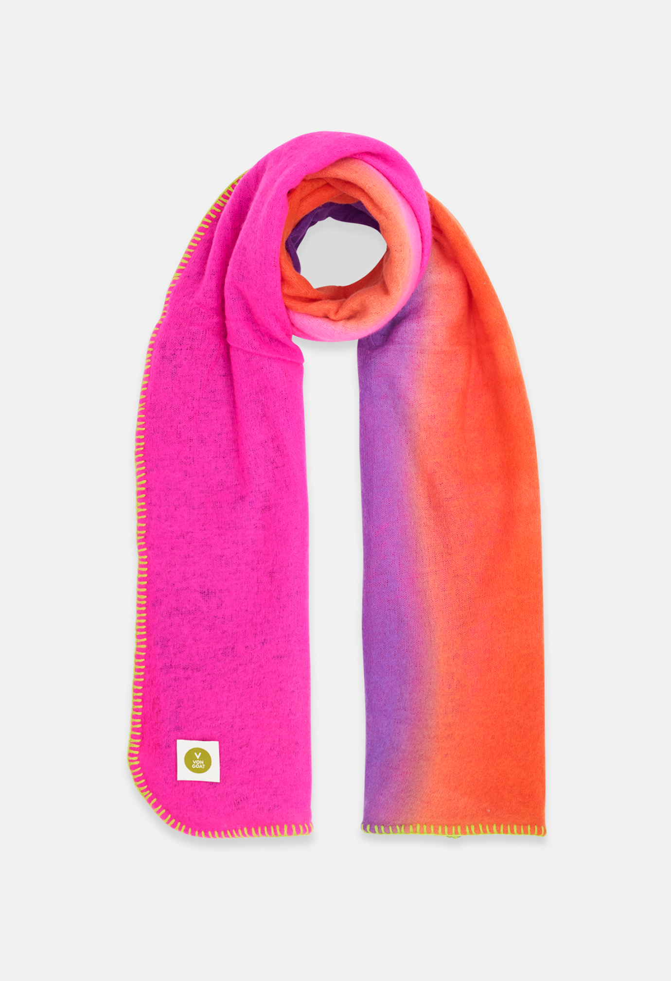 SCARF N. PINK/ORANGE/N. PURPLE