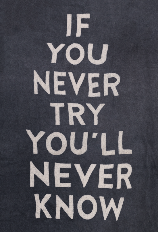 Scarf Letters "TRY"
