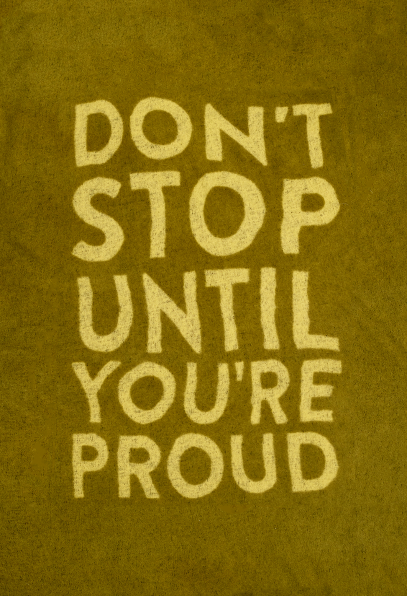 SCARF LETTERS "PROUD"