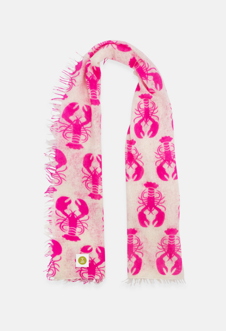 Schal Lobster White/Sugar Plum Medium