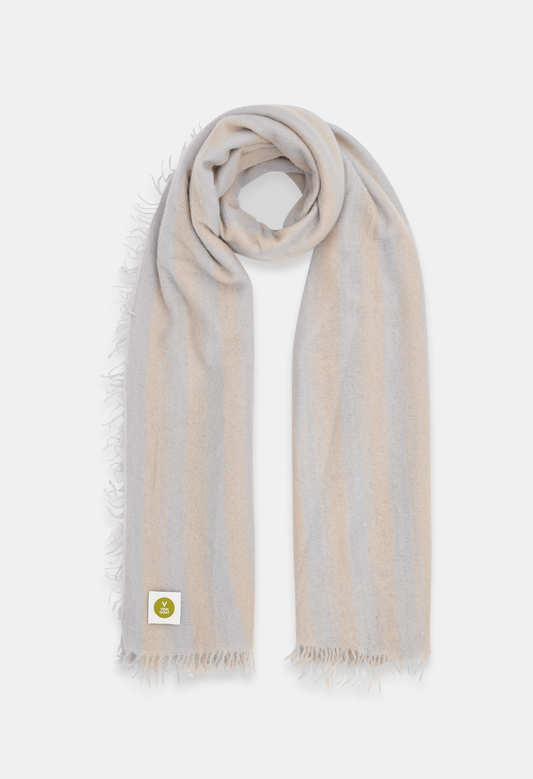 SCARF SUZY GREY/SUZY BEIGE