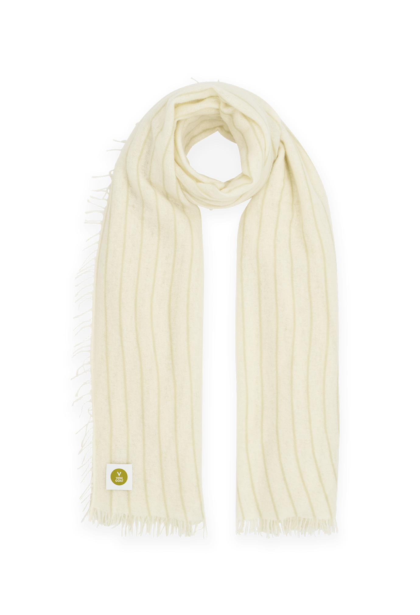 SCARF BRIGHT WHITE/ALFALFA