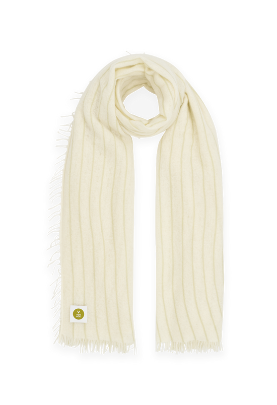 SCARF BRIGHT WHITE/ALFALFA