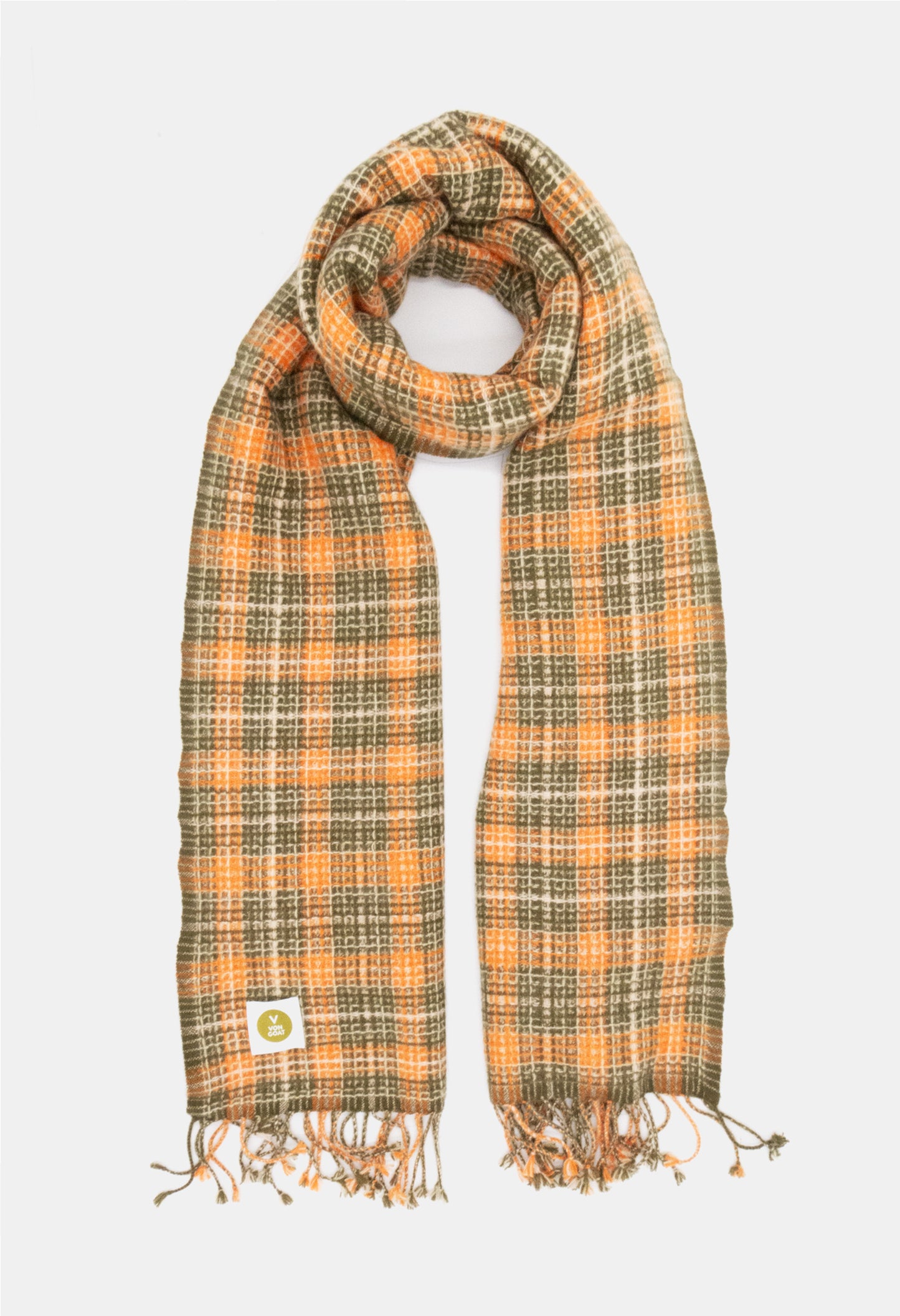 SCARF GREEN HAZE/GREY