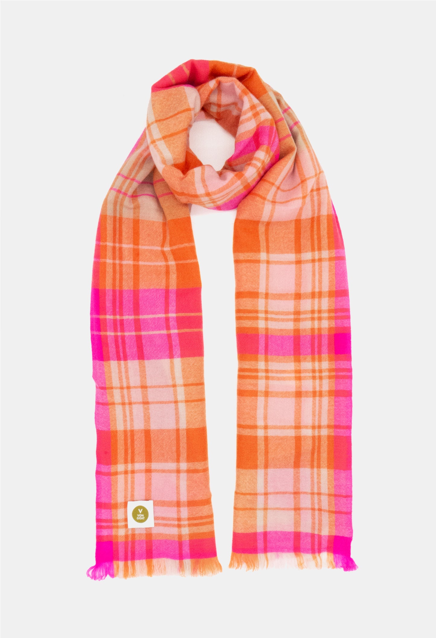 SCARF NEON PLUM/BIRCH