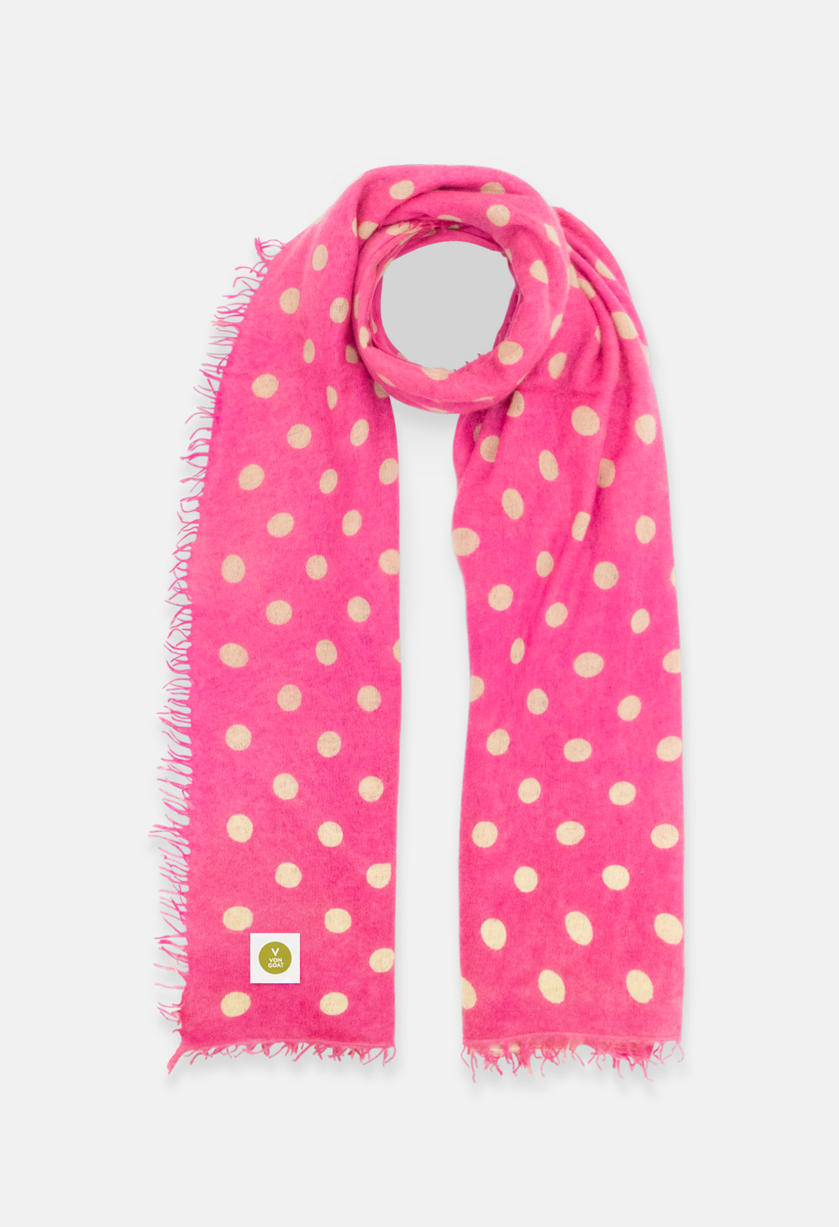 Polka Dot Scarf Sugar Plum/Desert Dust