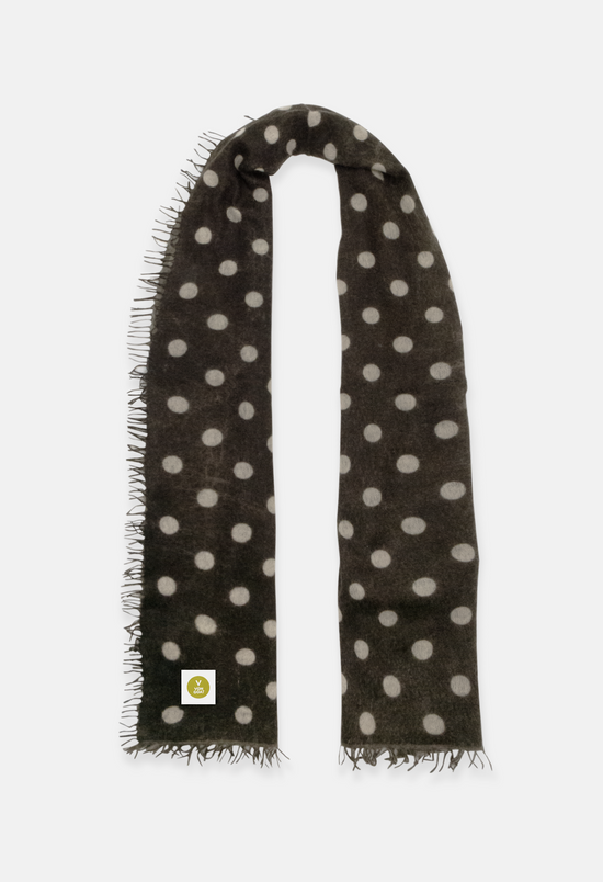 Schal Polka Dots Canteen/Greige Medium