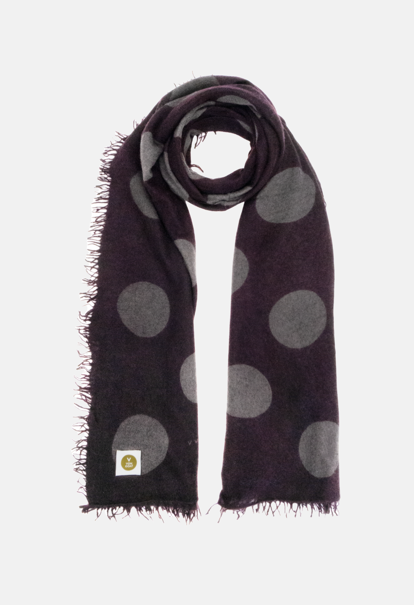Scarf Polka Dots Rabbit/Fig