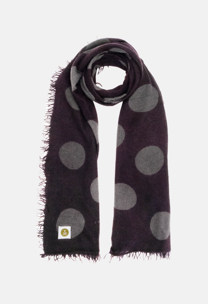 Schal Polka Dots Rabbit/Fig