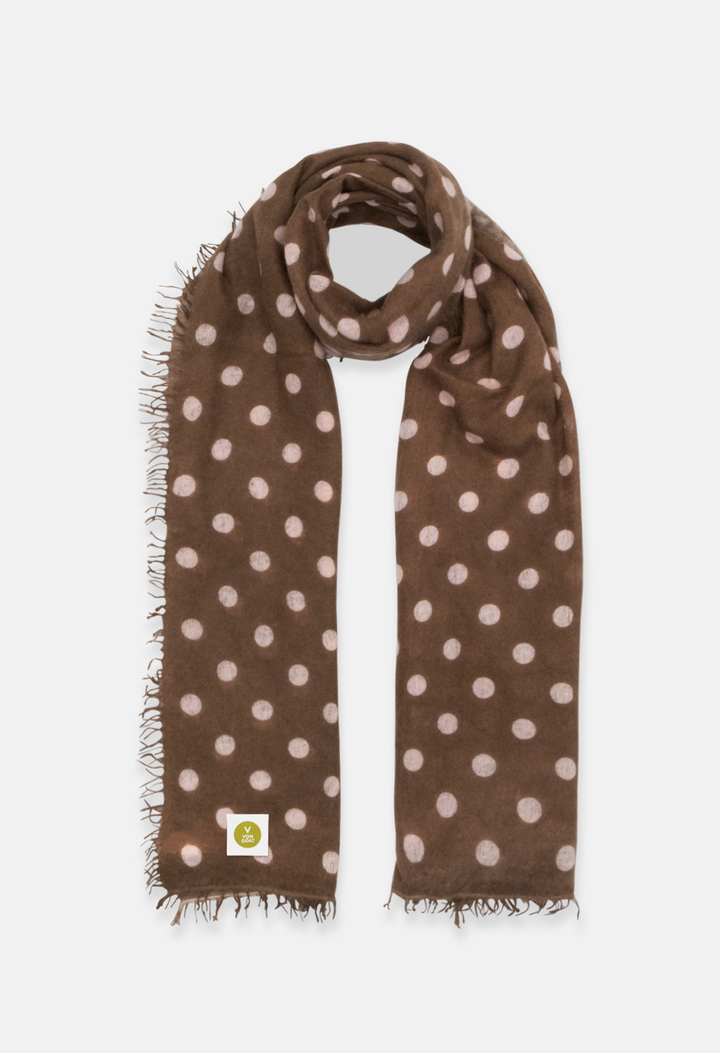 Schal Polka Dots Toasted Sandwich/Rose Quartz