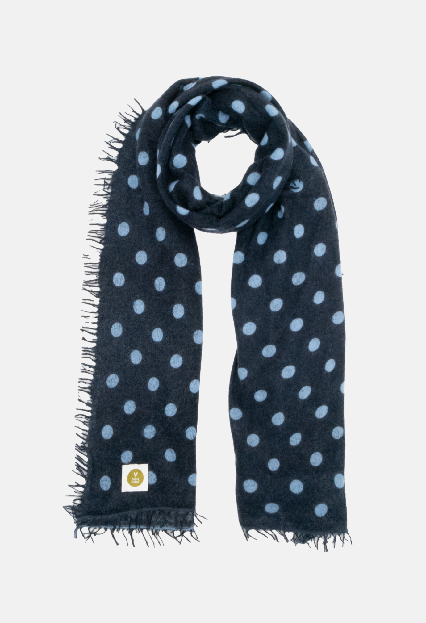 Scarf Polka Dots Dark Navy/Blue Bell