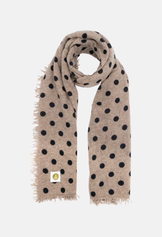 Scarf Polka Dots Mel. Mouse/Dark Navy