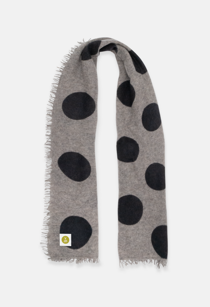 Schal Polka Dots Mel. Brown/Black Medium