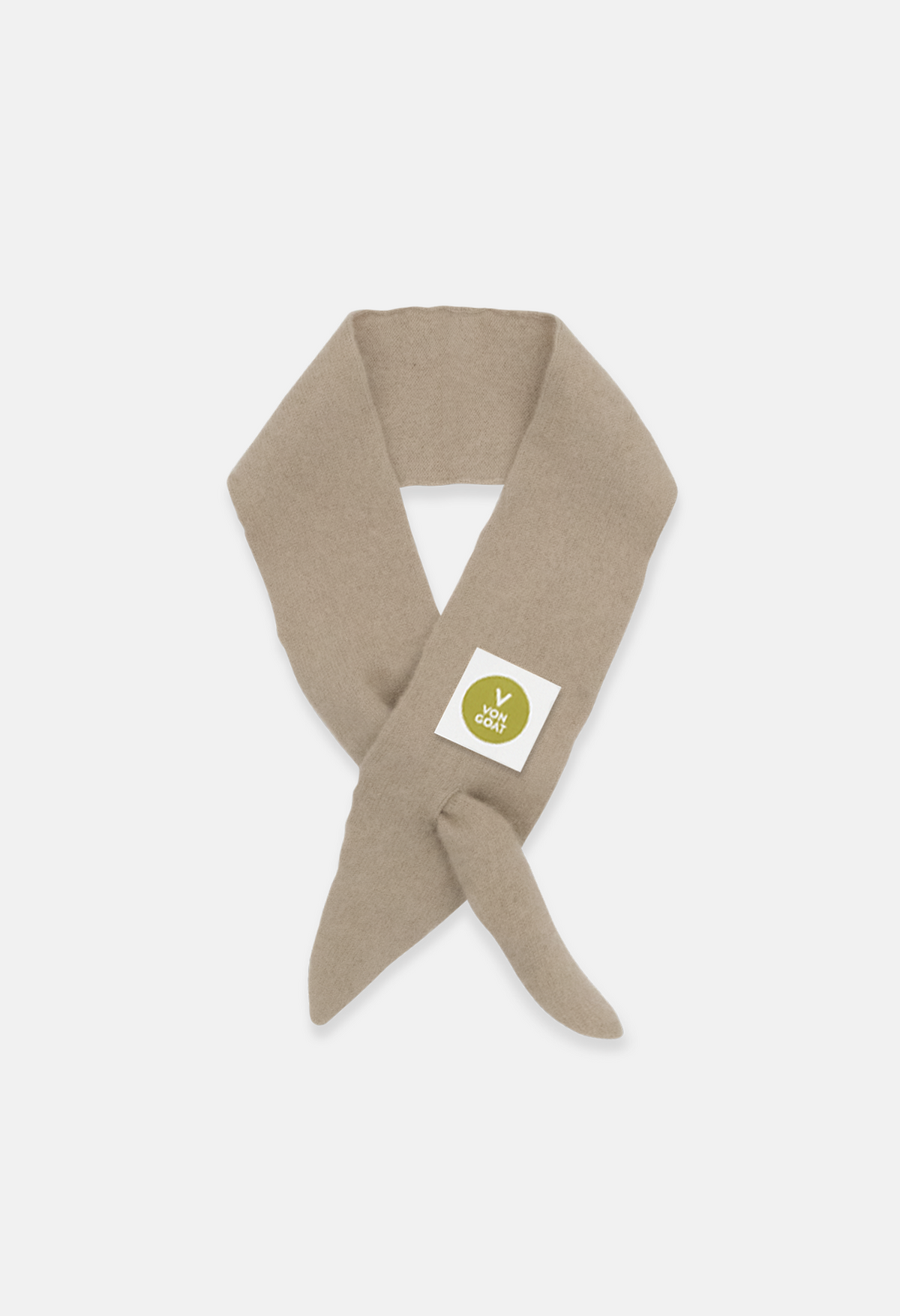 Small Scarf Plaza Taupe