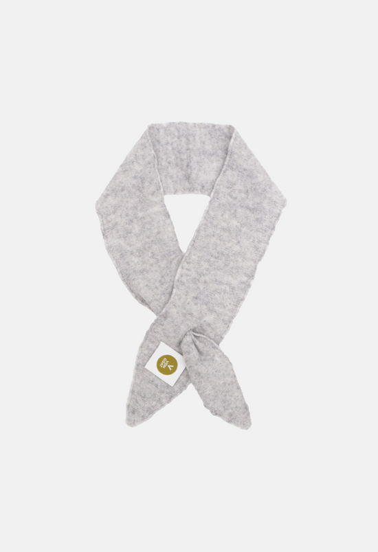 Small Scarf Mel. Light Grey