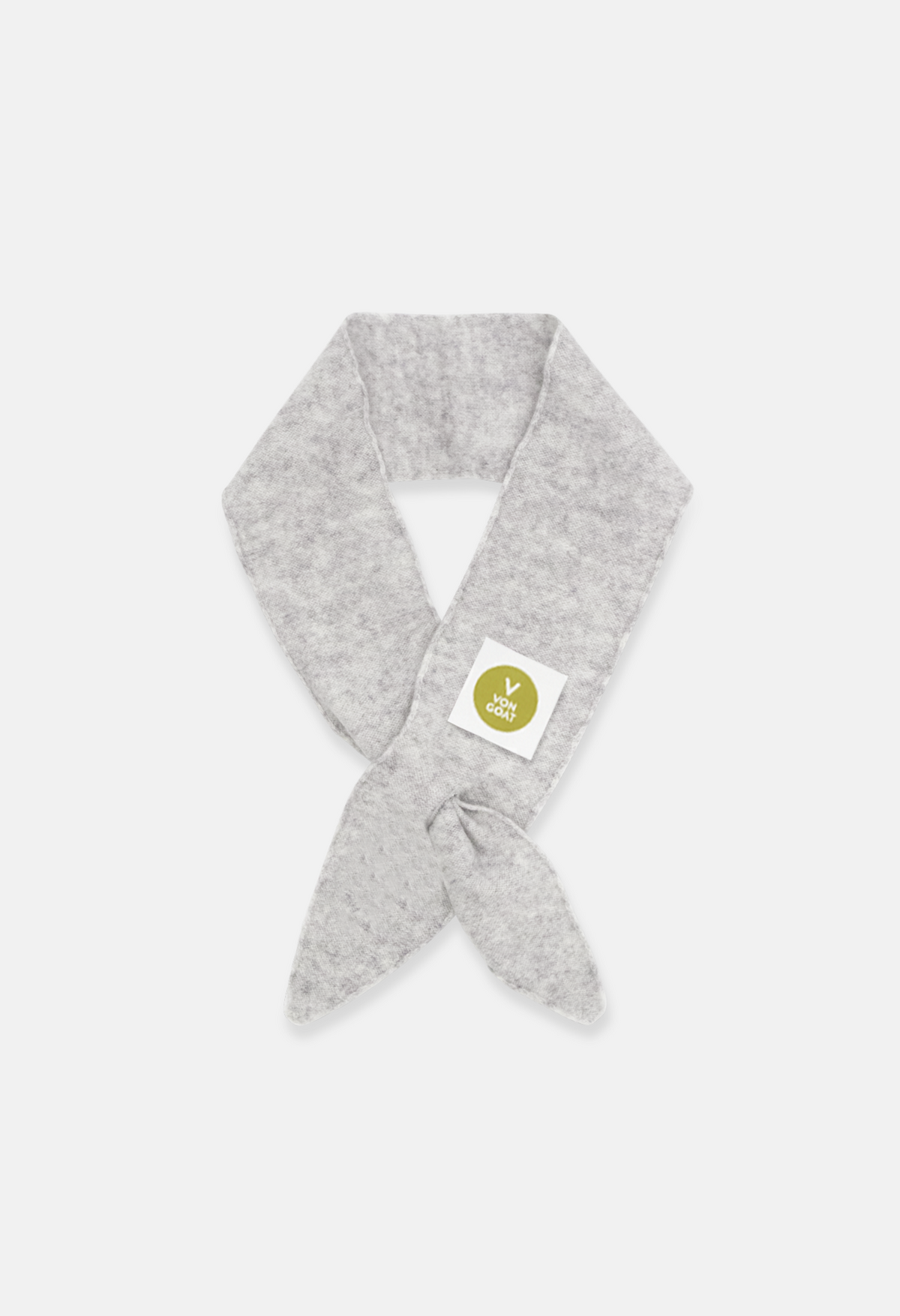 Small Scarf Mel. Light Grey