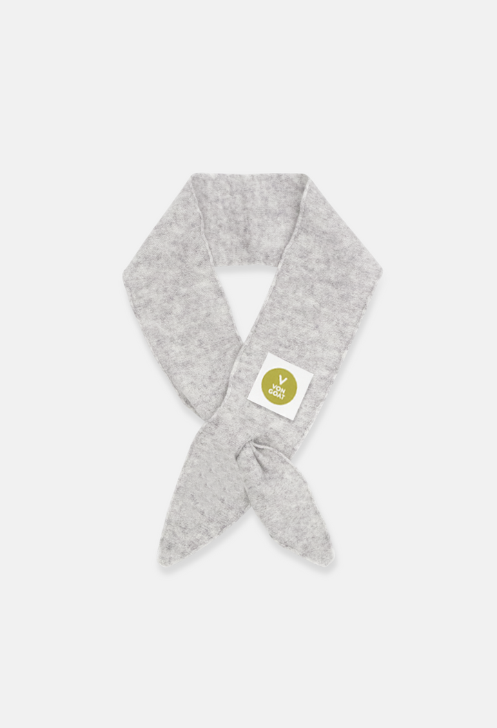 Kleines Halstuch Mel. Light Grey