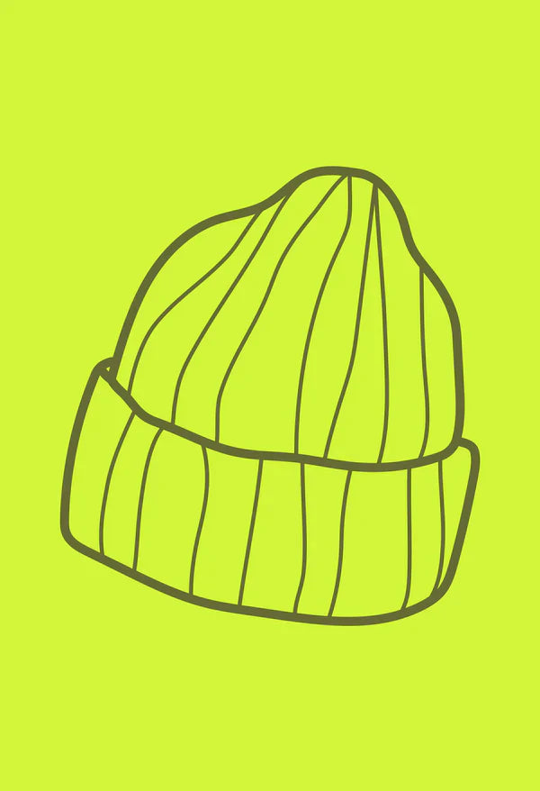 BEANIE PLAZA TAUPE/ORANGE DAISY