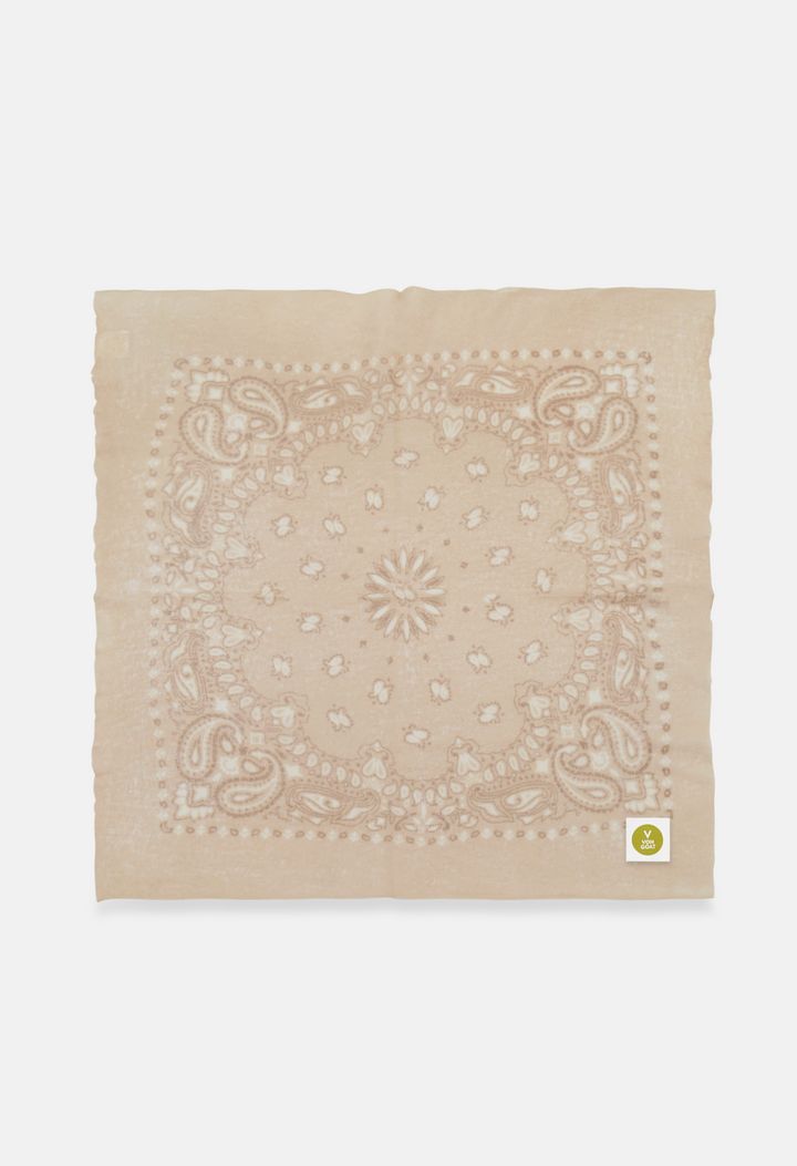 Handgefertigtes Cashmere Bandana Paisley B von V VON GOAT – buntes Kaschmir Tuch für Frauen