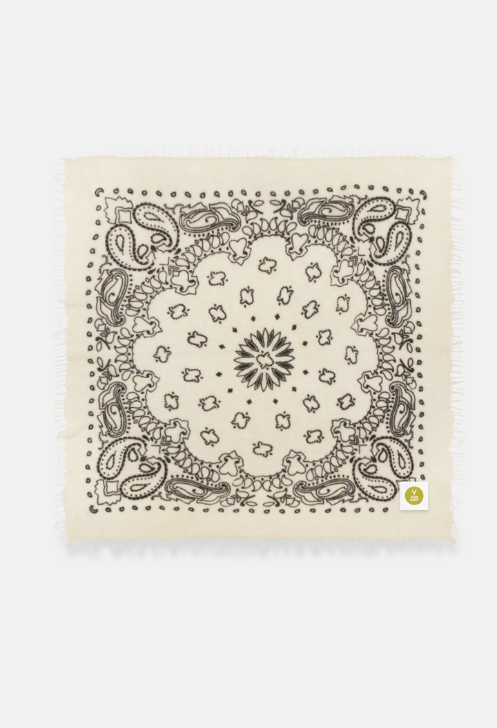 Buntes Cashmere Dreieckstuch mit Paisley Muster AB von V VON GOAT – handgefertigtes Kaschmir Accessoire