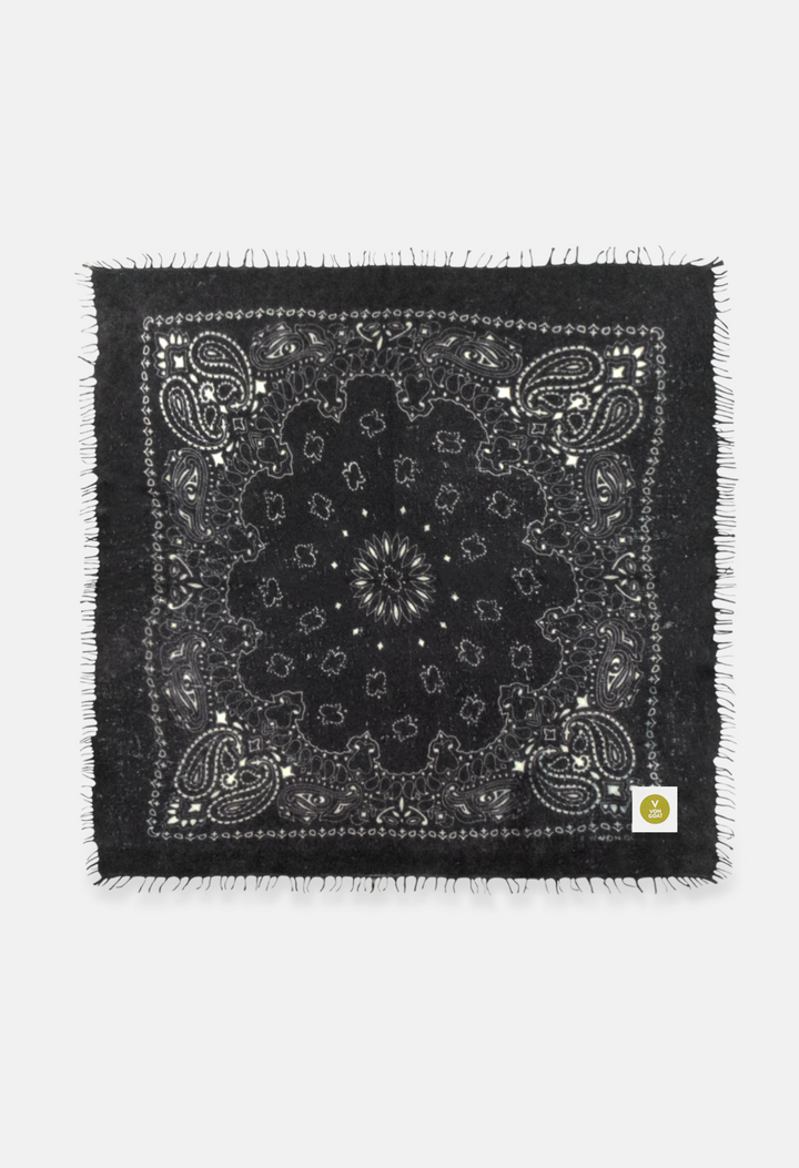 Farbiges Kaschmir Bandana Accessoire Paisley V von V VON GOAT – 100% Cashmere Tuch für Frauen