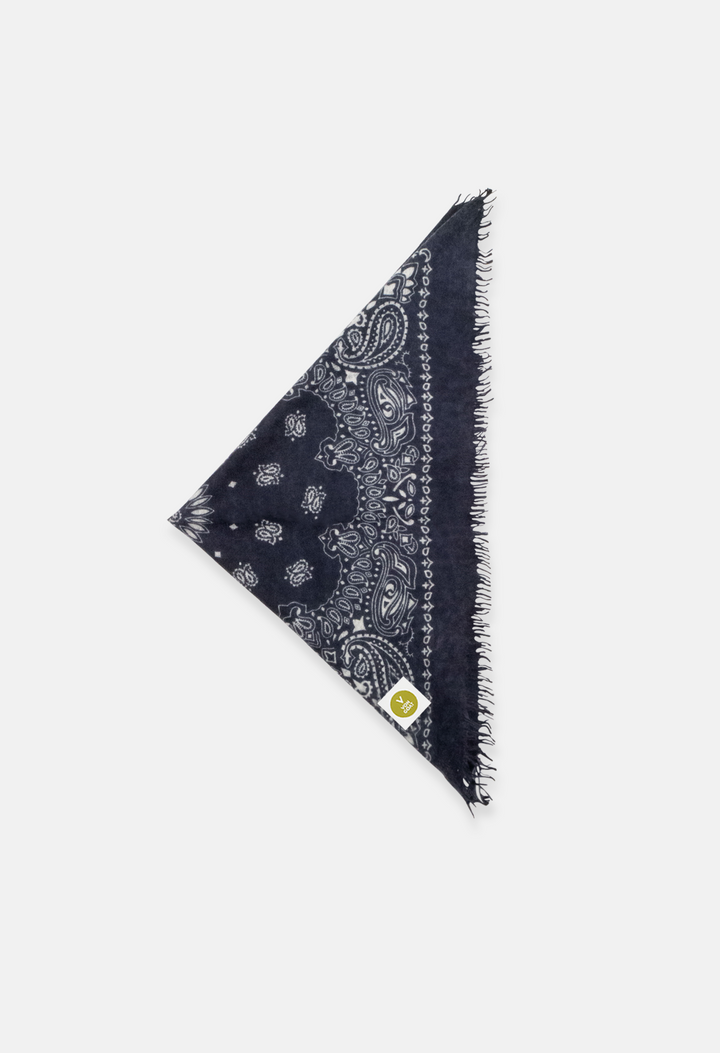 Kaschmir Bandana Paisley AC für Damen von V VON GOAT – 100% Cashmere Tuch handgefertigt in Nepal