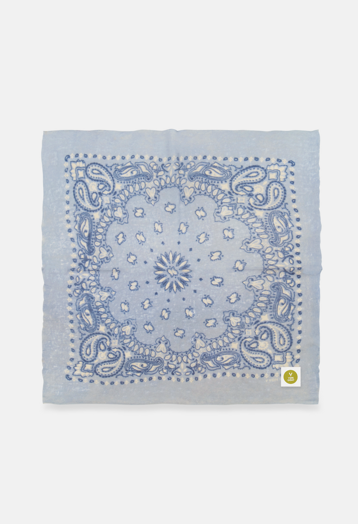 Buntes Kaschmir Bandana mit Paisley Muster C von V VON GOAT – Cashmere Accessoire für Frauen