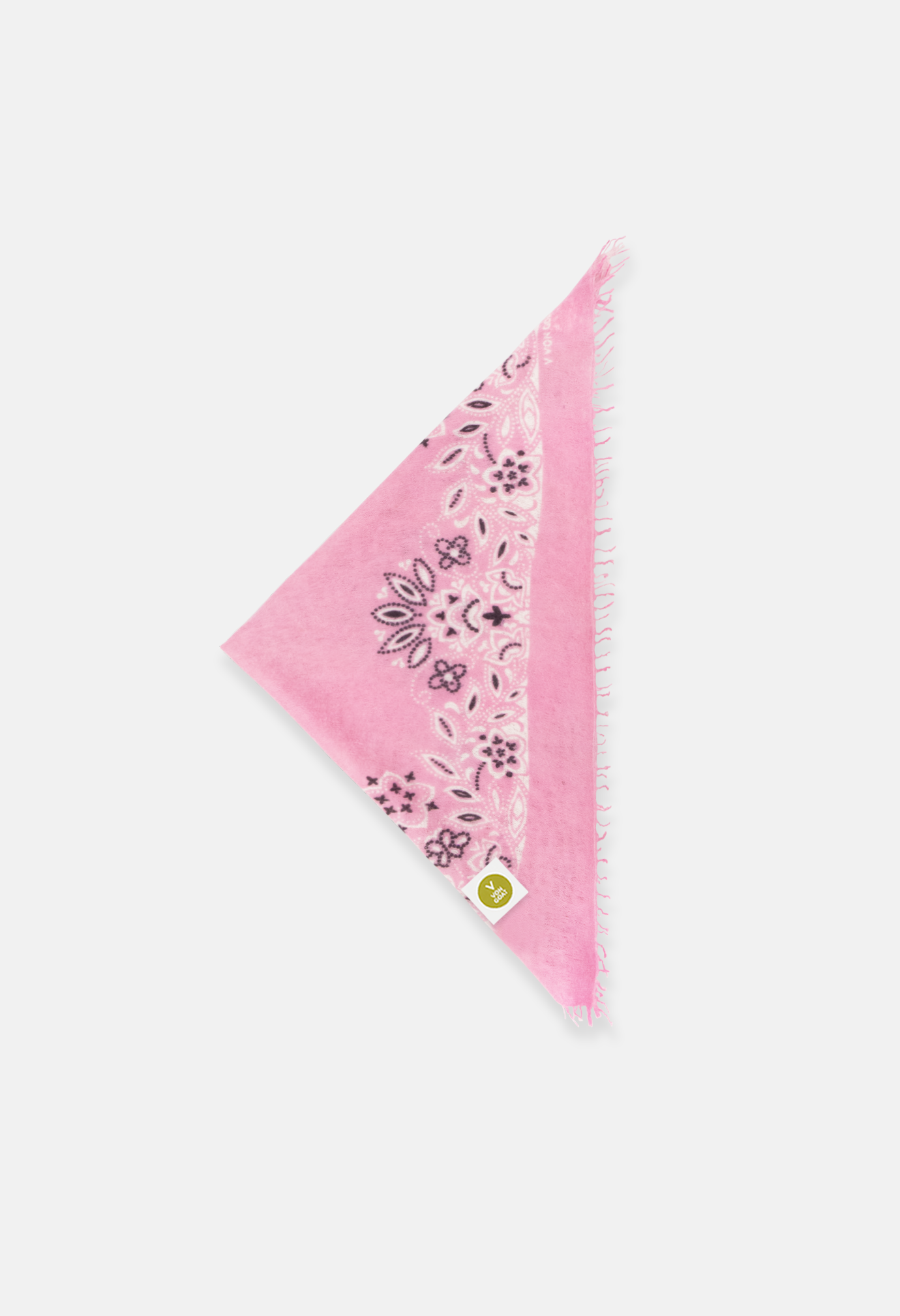 Kaschmir Bandana Paisley X für Frauen von V VON GOAT – handgefertigtes Cashmere Tuch aus Nepal