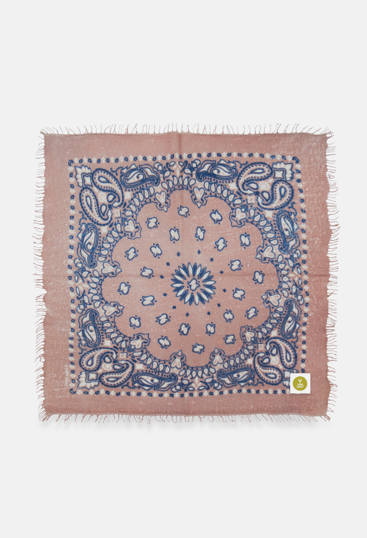 Buntes Kaschmir Tuch Accessoire mit Paisley Muster H von V VON GOAT – 100% Cashmere für Damen