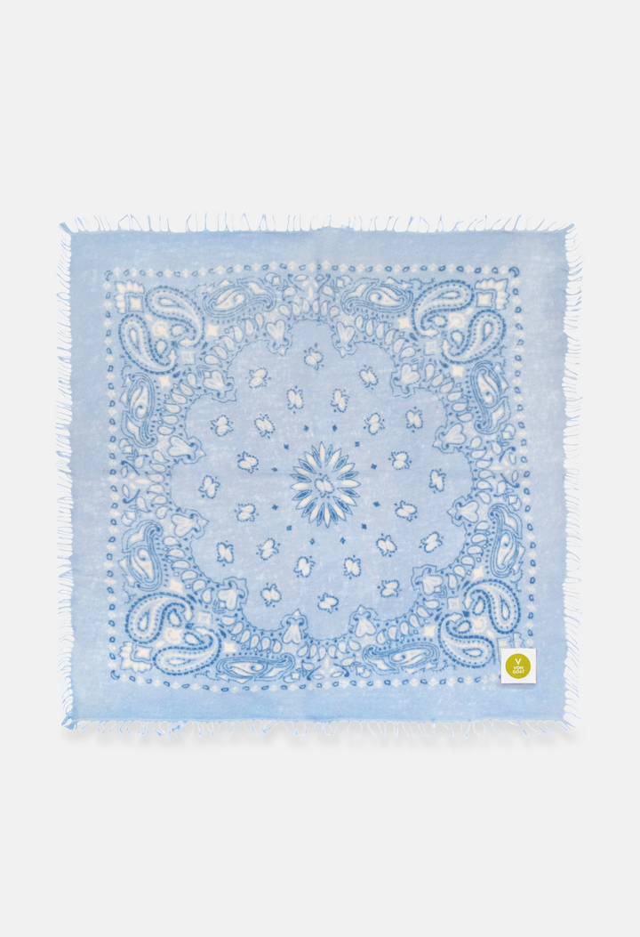 Kaschmir Tuch Paisley C von V VON GOAT – 100% Cashmere Dreieckstuch handgefertigt in Nepal
